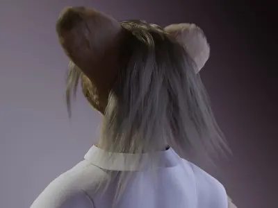 Nicolle Waterson Anthro lioness 3D model