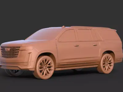 Cadillac Escalade 2021 3D print model