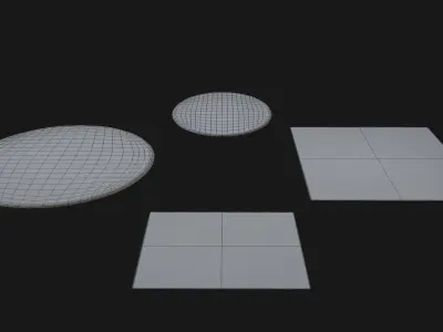 Carpet set Low-poly 3D model purchase