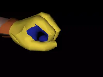 Motorcycle sport Gloves  3D model