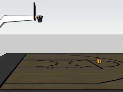 Basketball Court 3D model