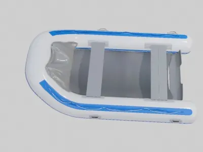 inflatable boat 3D model