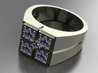 men ring 3D print model
