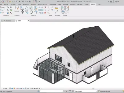 Swedish House 3D model