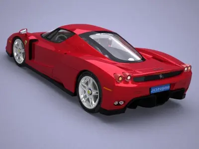 Ferrari Enzo model in Lightwave 3D 3D model
