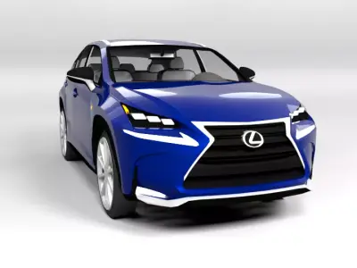 LEXUS NX LOWPOLY Low-poly 3D model