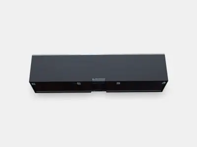 BESTA TV bench with doors 19 Low-poly 3D model
