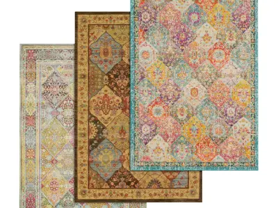 Rug Set 1802 3D model