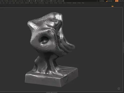Modern Abstract Decorative sculpture 3d print model 3D print model 2