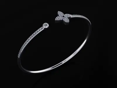 Louis  Vuitton Bracelet  3D print model