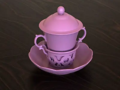 Chocolate Cup 120 ml 3D print model