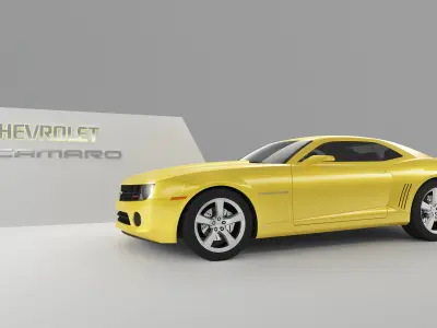 Chevrolet Camaro 2010 3D Model HIGH POLY 3D model