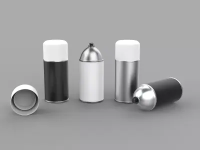 Spray can 3D model