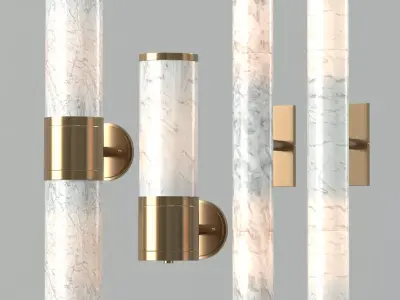 Sconse marble wall sconces 3D model