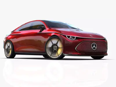 Mercedes Concept CLA Class New Maresal3d Low-poly 3D model