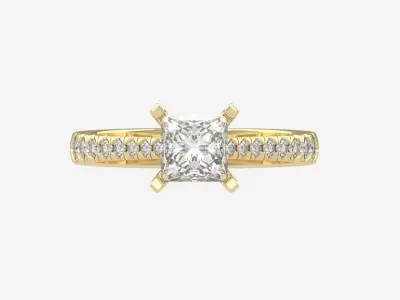 gold ring code 13 3D print model