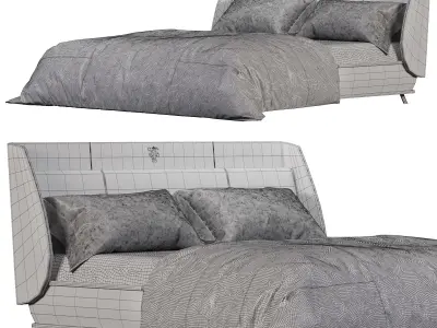 Le Comte Bed By Visionnaire 3D model