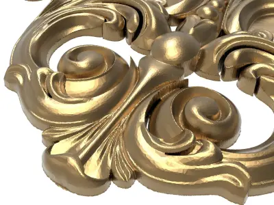  decorative pattern ready for 3D printing 3D model