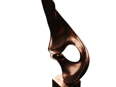 Sculpture Low-poly 3D model get