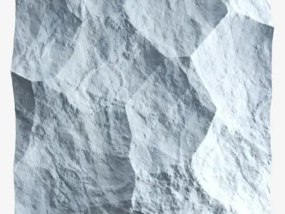 331-RockPanel piece of rock 3D model