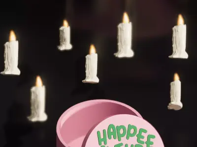 Harry Potter cake box Free 3D print model