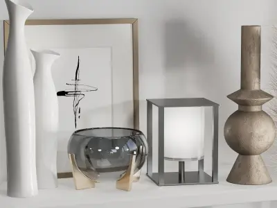 Decorative set04 3D model