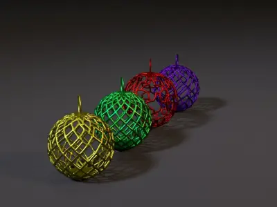 Christmas decoration ball 3D print model
