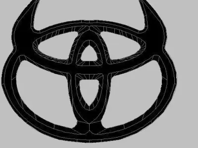 Toyota Logo 3D print model