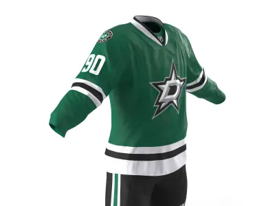 Hockey Clothes Dallas Stars 3D model