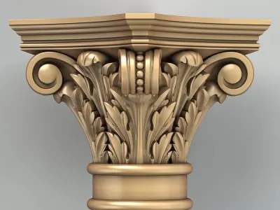 Column Capital 008 3D model
