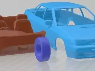 Subaru Legacy 1989 Printable Car 3D print model