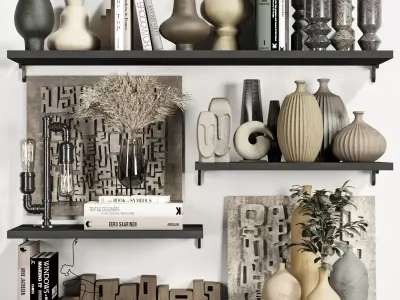 decorative set Vol004 3D model