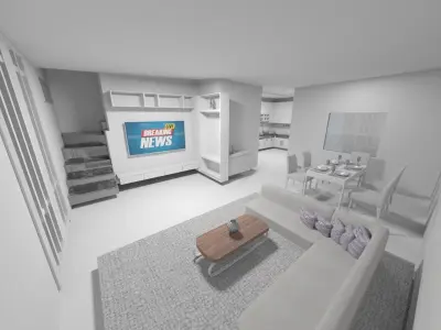 House Interior Free 3D model