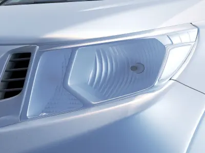 Nissan navara np300 2015 full interior 3D model