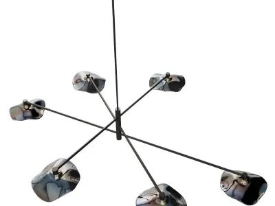John pomp Calla chandelier 3D model