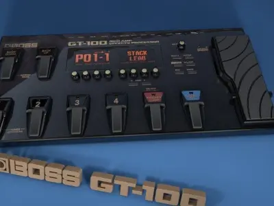 Boss GT100 3D model
