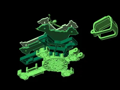 Cross G0415 3D print model