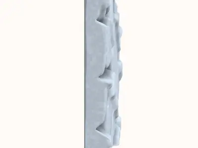 Stone wall 195 3D model