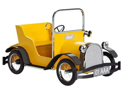 kit car  kids toy 3D model