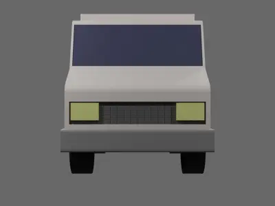 Truck Free low-poly 3D model