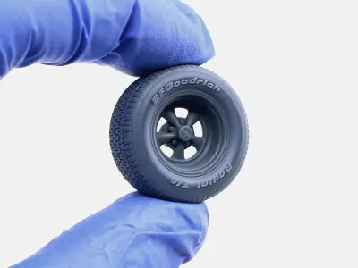 15x10 Cragar SS Wheel BFGoodrich Radial TA Tire 3D print model