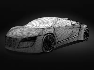 Audi RSQ evolution 3D model