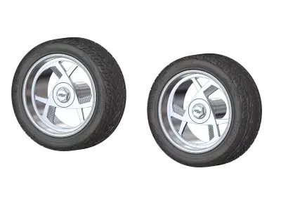Custom wheels Hot Rods by Boyd G1 for your scale model 3D print model