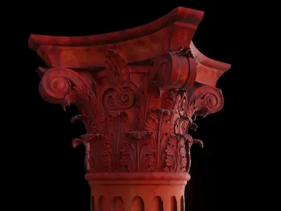Corinthian Column 3D model