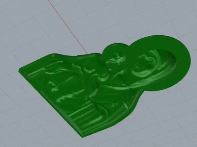 Saint Maria Icon 30989 3D print model