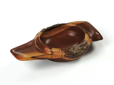 POLYPASTA - Wooden Bowl 01  3D model