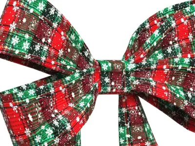 Christmas Bow Ribbon 89 Low-poly 3D model