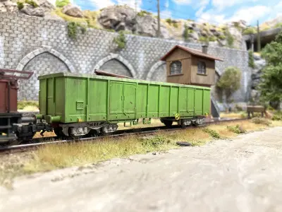 ROLLS-0042 SJ Litt Eaos Gondola freight car in H0-scale 3D print model