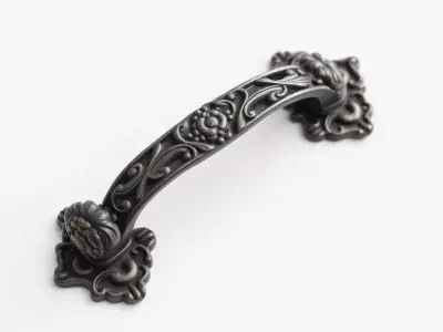 Vintage Ornate Handle model pack Low-poly 3D model