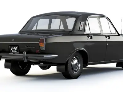 GAZ-24 Volga 1968 3D model